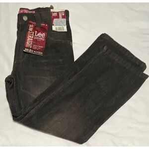 **BACK TO SCHOOL** NWT Boys Lee Dungarees Jeans Slim Straight Leg Size 7 Reg.
